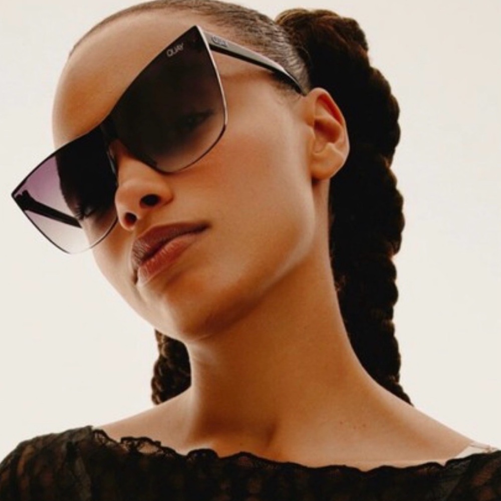 Quay Australia Come Thru Oversized Sunglasses